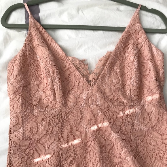 Bardot Rose Lace Pencil Dress - Picture 9 of 9